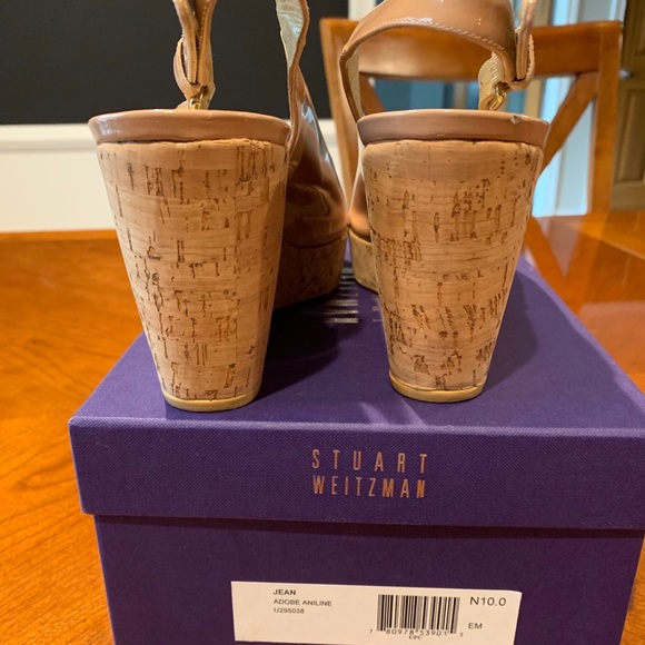 Stuart Weitzman Patten Leather Wedge - Picture 2 of 3